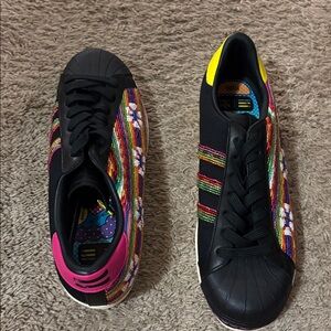 Colorful Striped Sneakers